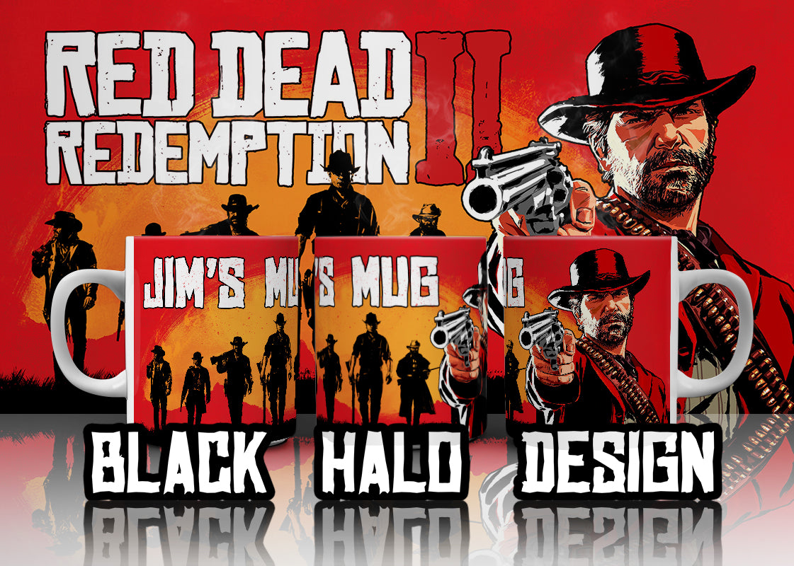 Red Dead Redemption Inspired Personalised MuG