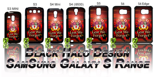 THE 36TH ULSTER DIVISION CASE/COVER FOR SAMSUNG GALAXY S PHONE RANGE #POPPY - Black Halo Design
