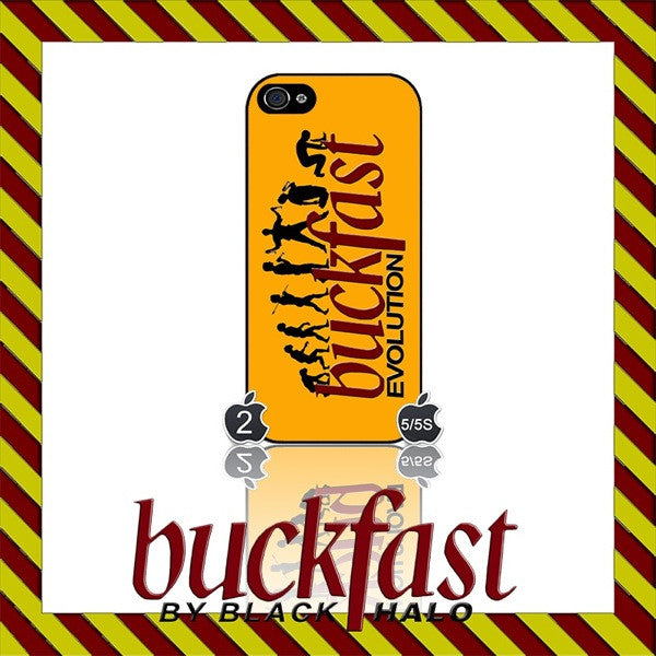 (New) Buckfast Evolution Case/Cover For  Apple iPhone 4/4S/5/5S/5C/6/6s Plus Tonic Wine - Black Halo Design
 - 3