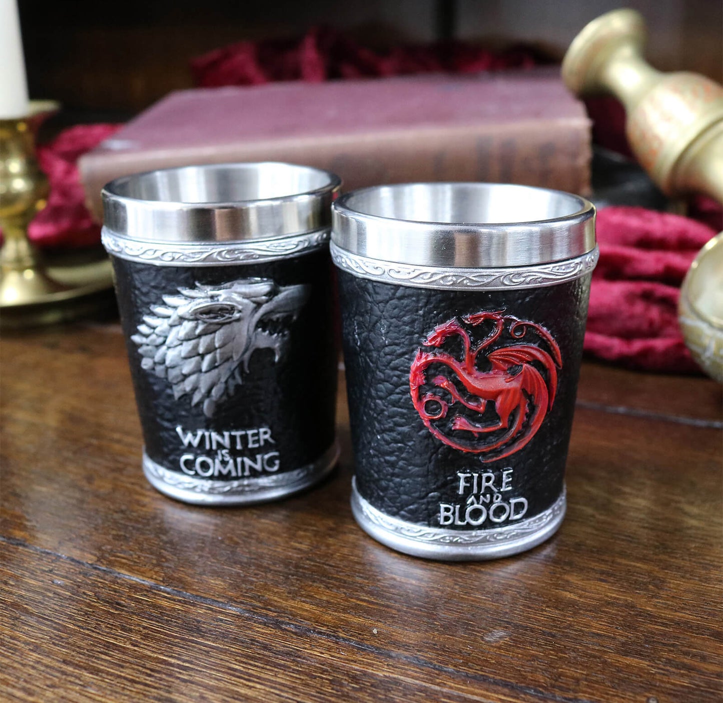 Game of Thrones: House Stark Shot Glass - Winter is Coming