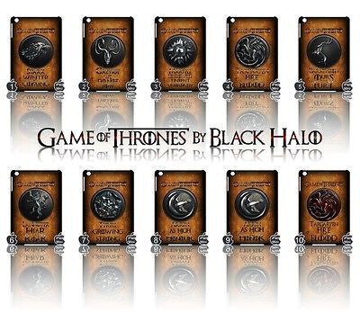 ★ GAME OF THRONES ★ CASE/COVER FOR  APPLE IPAD MINI (1ST GENERATION/1G) - Black Halo Design
 - 1