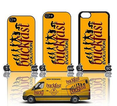 (New) Buckfast Evolution Case/Cover For  Apple iPhone 4/4S/5/5S/5C/6/6s Plus Tonic Wine - Black Halo Design
 - 1