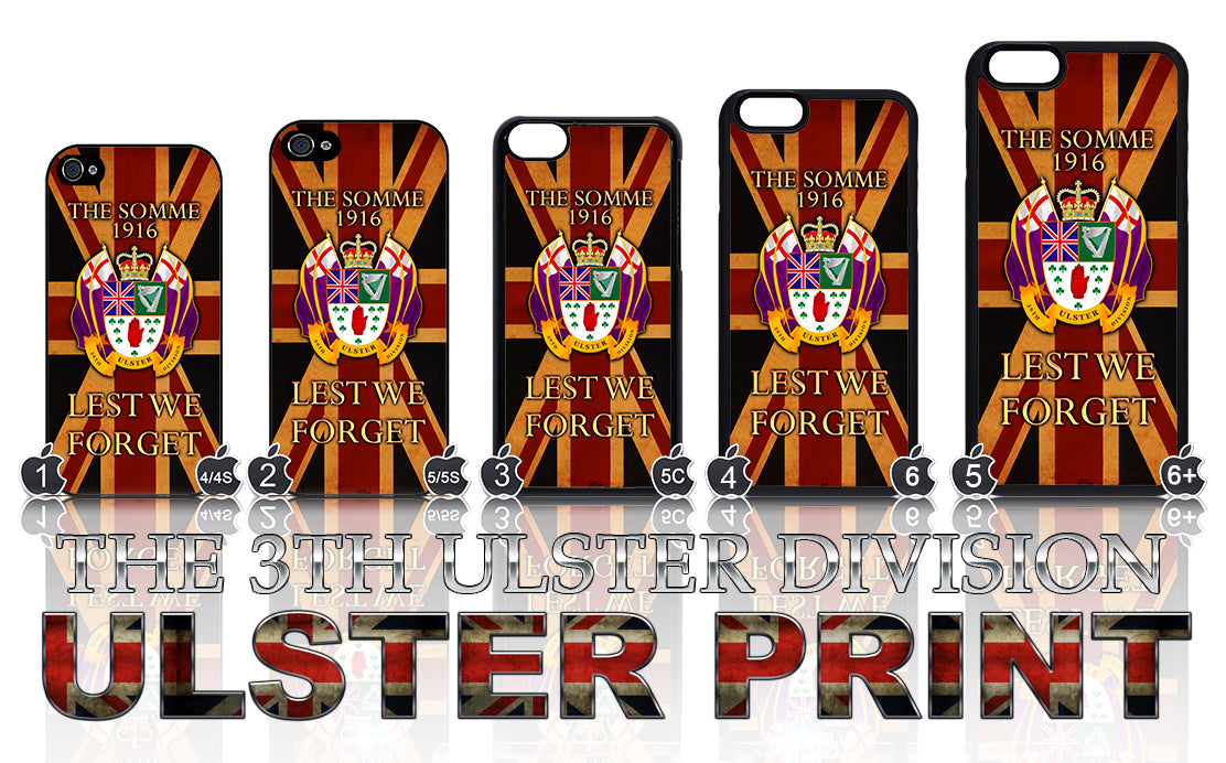 The 36th Ulster Division: Somme 1690: Lest We Forget Apple iPhone Case 4-8 Plus X