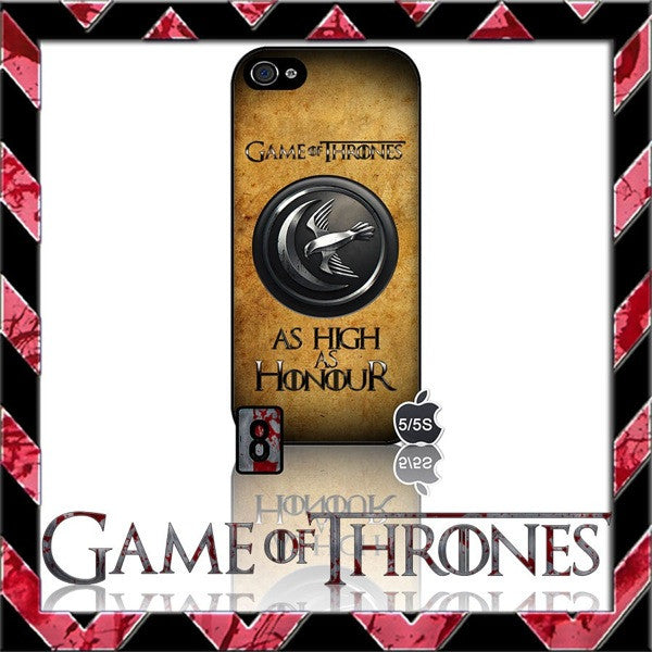 (NEW) ★ GAME OF THRONES ★ COVER/CASE FOR APPLE IPHONE 5 & 5S (SEASON 4) 5 G/5G  - Black Halo Design
 - 8