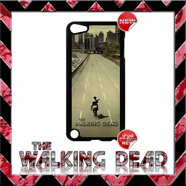 CHOICE OF THE WALKING DEAD CASE/COVER FOR APPLE IPOD TOUCH 5/5G/5TH GENERATION - Black Halo Design
 - 6