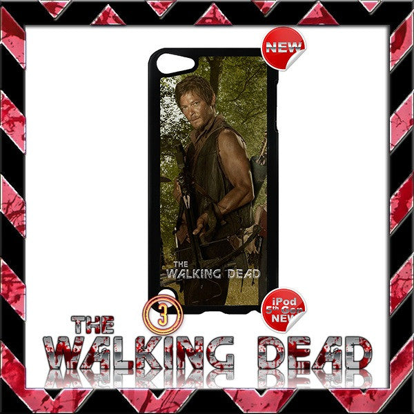 CHOICE OF THE WALKING DEAD CASE/COVER FOR APPLE IPOD TOUCH 5/5G/5TH GENERATION - Black Halo Design
 - 3