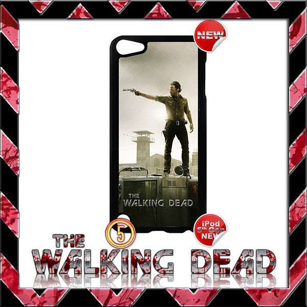 CHOICE OF THE WALKING DEAD CASE/COVER FOR APPLE IPOD TOUCH 5/5G/5TH GENERATION - Black Halo Design
 - 5