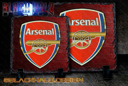 Arsenal Football Club Poppy Natural Rock Slate with Stands