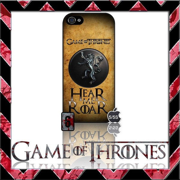 (NEW) ★ GAME OF THRONES ★ COVER/CASE FOR APPLE IPHONE 5 & 5S (SEASON 4) 5 G/5G  - Black Halo Design
 - 11