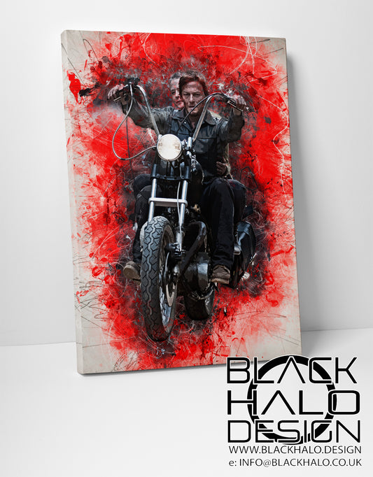 The Walking Dead: Daryl & Carol Box Framed Canvas #TheWalkingDead