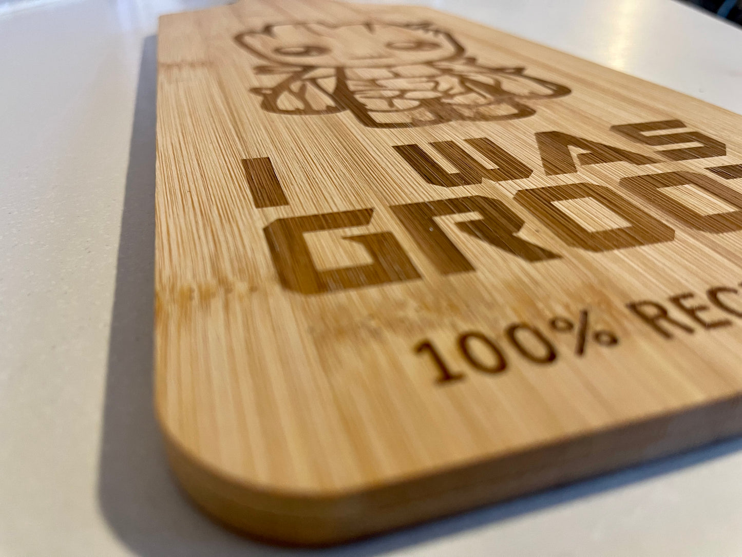 I Was Groot Serving/Chopping Board with handle