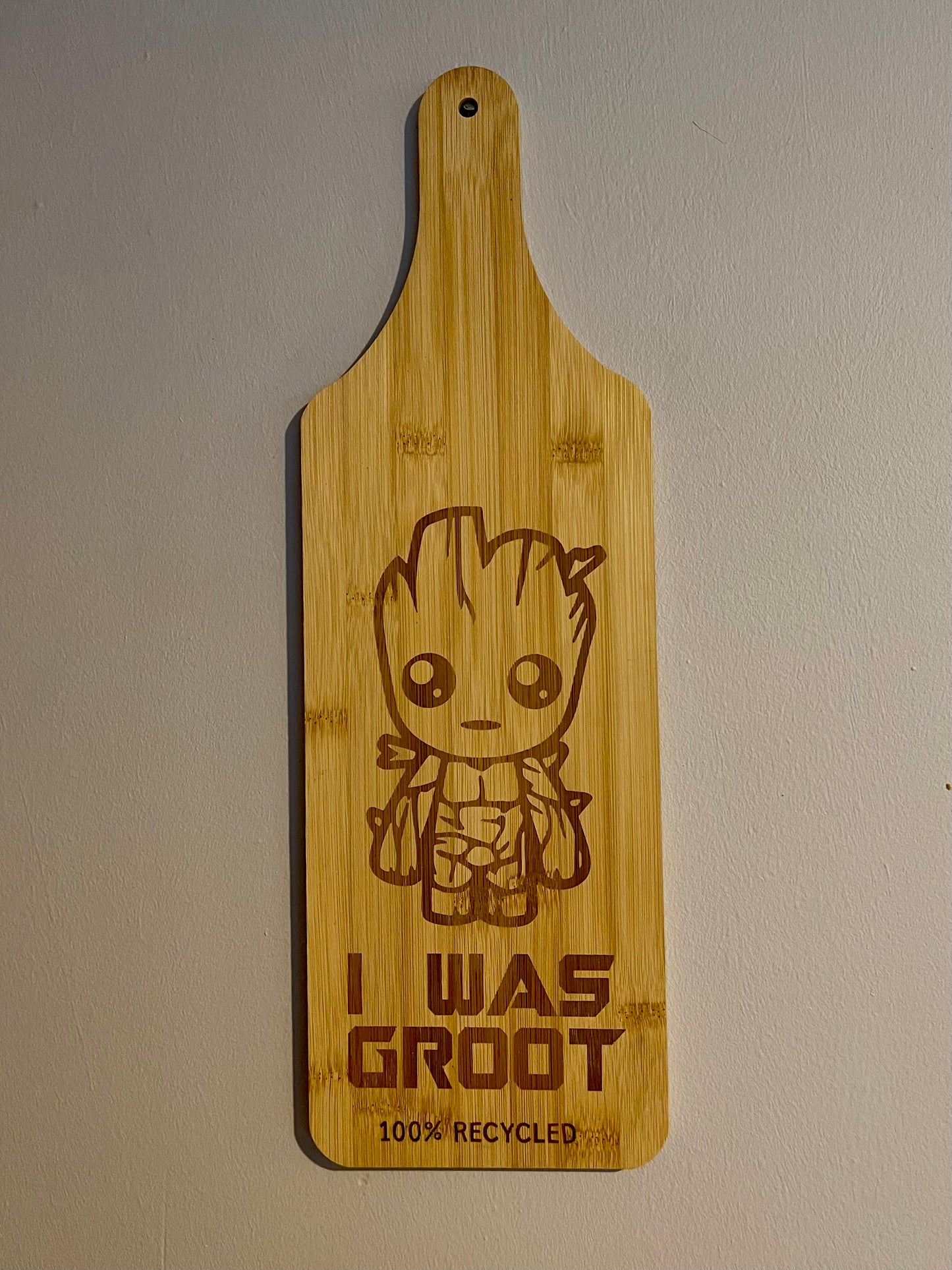 I Was Groot Serving/Chopping Board with handle