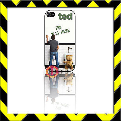 ★ TED WAS HERE ★ PROTECTIVE COVER FOR IPHONE 4/4S SHELL CASE SETH MCFARLAND#1 - Black Halo Design
