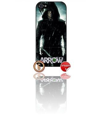 ★ ARROW DESIGN#6 ★ PHONE COVER FOR IPHONE 5 (CASE)GREEN#6 - Black Halo Design
