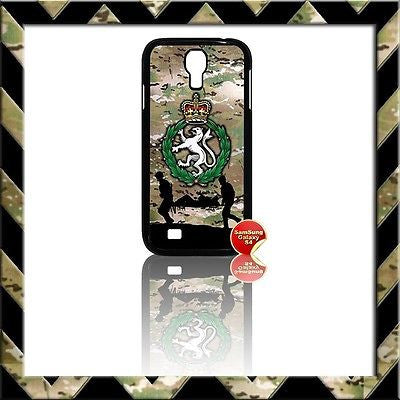 ★ WOMENS ROYAL ARMY CORPS(WRAC) COVER FOR SAMSUNG GALAXY S4/S IV/I9500 CASE ARMY - Black Halo Design
