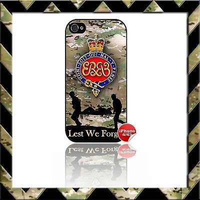 ★ THE GRENADIER GUARDS SHELL/CASE/COVER FOR APPLE IPHONE 4/4S CAMO#12 - Black Halo Design

