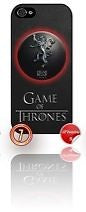 ★ GAME OF THRONES LANNISTER LION CREST ★ PHONE COVER FOR IPHONE 5 (CASE)#7 - Black Halo Design
