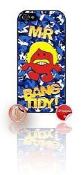 ★ MR BANG TIDY(KEITH LEMON)★ PHONE COVER FOR IPHONE 5/5S (CASE) GIRL CAMO#4 - Black Halo Design
