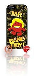 ★ MR BANG TIDY(KEITH LEMON)★ PHONE COVER FOR IPHONE 5 (CASE) GIRL CAMO#3 - Black Halo Design
