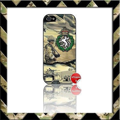 ★ WOMENS ROYAL ARMY CORPS (WRAC) ★ SHELL/COVER FOR IPHONE 5/5S - Black Halo Design
