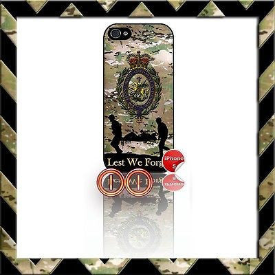 ★ THE ROYAL REGIMENT OF FUSILIERS ★ SHELL/CASE/COVER FOR IPHONE 5/5S CAMO#11 - Black Halo Design

