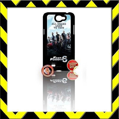 ★ FAST AND(&) FURIOUS 6 ★ COVER FOR SAMSUNG GALAXY NOTE II/2/N7100 THE CREW #4 - Black Halo Design
