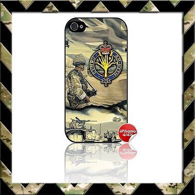 THE WELSH GUARDS SHELL/CASE/COVER FOR APPLE IPHONE 4/4S AFGHANISTAN - Black Halo Design
