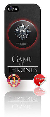★ NEW GAME OF THRONES ★ APPLE IPHONE 5  MOBILE PHONE HARD CASE COVER (HOUSES) - Black Halo Design
 - 8