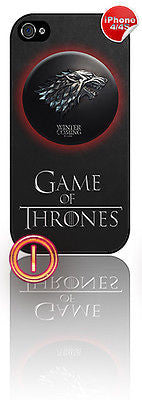★ NEW GAME OF THRONES ★ APPLE IPHONE 4/4S MOBILE PHONE HARD CASE COVER (HOUSES)  - Black Halo Design
 - 11