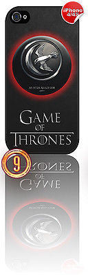 ★ NEW GAME OF THRONES ★ APPLE IPHONE 4/4S MOBILE PHONE HARD CASE COVER (HOUSES)  - Black Halo Design
 - 2