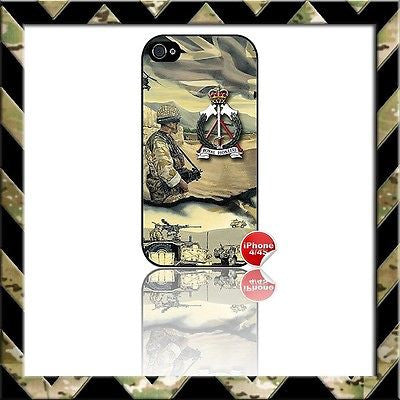 ★ ROYAL PIONEER CORPS (RPC PIONEERS)★ COVER FOR APPLE IPHONE 4/4S CASE ARMY H4H - Black Halo Design
