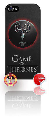★ NEW GAME OF THRONES ★ APPLE IPHONE 5  MOBILE PHONE HARD CASE COVER (HOUSES) - Black Halo Design
 - 9