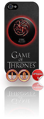 ★ NEW GAME OF THRONES ★ APPLE IPHONE 5  MOBILE PHONE HARD CASE COVER (HOUSES) - Black Halo Design
 - 10