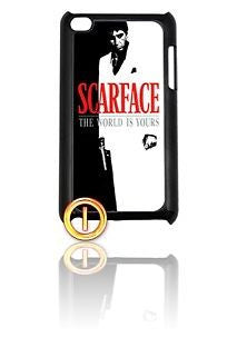 ★ CHOICE OF SCARFACE ★ IPOD TOUCH 4TH GENERATION 4G HARD CASE COVER (AL PACINO) - Black Halo Design
 - 4