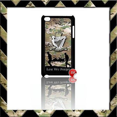 THE ROYAL IRISH RANGERS RIR COVER/CASE FOR IPOD TOUCH 4/4TH GEN GENERATION 4G#5 - Black Halo Design

