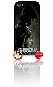 ★ ARROW DESIGN#4 ★ PHONE COVER FOR IPHONE 5/5S (CASE)GREEN#4 - Black Halo Design
