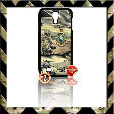 ★ ROYAL MARINES COVER FOR SAMSUNG GALAXY S4 S IV/I9500 SHELL/CASE ARMY #2 - Black Halo Design
