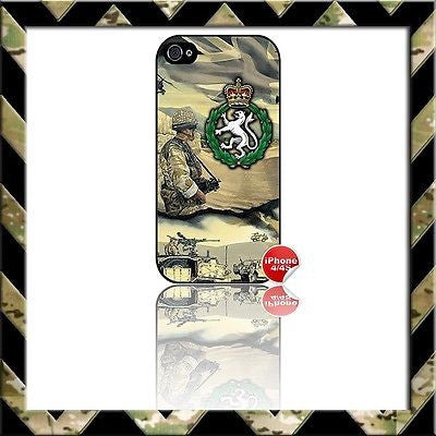 ★ WOMENS ROYAL ARMY CORPS (WRAC) ★ COVER FOR APPLE IPHONE 4/4S - Black Halo Design
