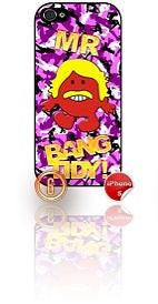 ★ MR BANG TIDY(KEITH LEMON)★ PHONE COVER FOR IPHONE 5/5S (CASE) GIRL CAMO#6 - Black Halo Design
