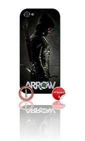 ★ ARROW DESIGN#1 ★ PHONE COVER FOR IPHONE 5/5S (CASE)GREEN#1 - Black Halo Design
