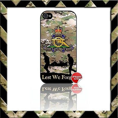 THE ROYAL ARTILLERY SHELL/CASE/COVER FOR APPLE IPHONE 4/4S #19 - Black Halo Design
