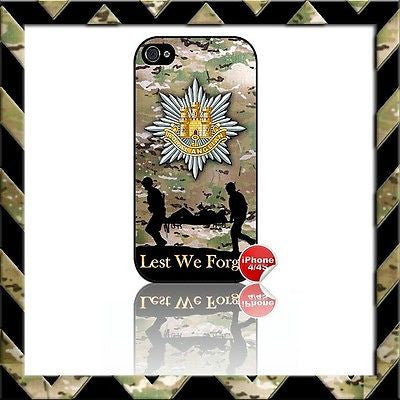 THE ROYAL ANGLIAN REGIMENT SHELL/CASE/COVER FOR APPLE IPHONE 4/4S #18 - Black Halo Design
