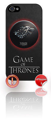 ★ NEW GAME OF THRONES ★ APPLE IPHONE 5  MOBILE PHONE HARD CASE COVER (HOUSES) - Black Halo Design
 - 11