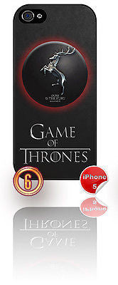 ★ NEW GAME OF THRONES ★ APPLE IPHONE 5  MOBILE PHONE HARD CASE COVER (HOUSES) - Black Halo Design
 - 5