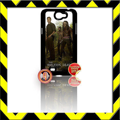 ★ THE WALKING DEAD ★ COVER FOR SAMSUNG GALAXY NOTE II/2/N7100 CASE MICHONNE#4 - Black Halo Design
