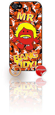 ★ MR BANG TIDY ★    .. IPHONE 5  MOBILE PHONE HARD CASE COVER (GIRL CAMO LEMON) - Black Halo Design
 - 5