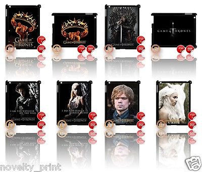 ★ GAME OF THRONES ★ CASE FOR IPAD 2/3/4 HARD(COVER) (3RD/4TH) FIRE & ICE - Black Halo Design
 - 1