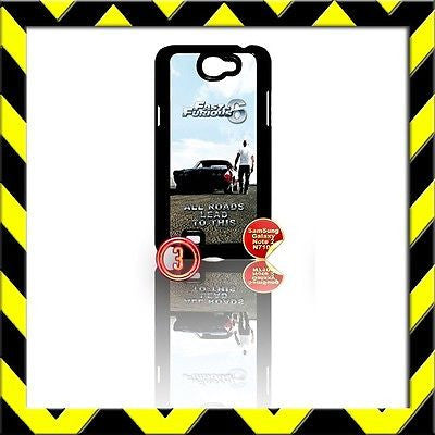 ★ FAST AND(&) FURIOUS 6 ★ COVER FOR SAMSUNG GALAXY NOTE II/2/N7100 VIN DIESEL#3 - Black Halo Design
