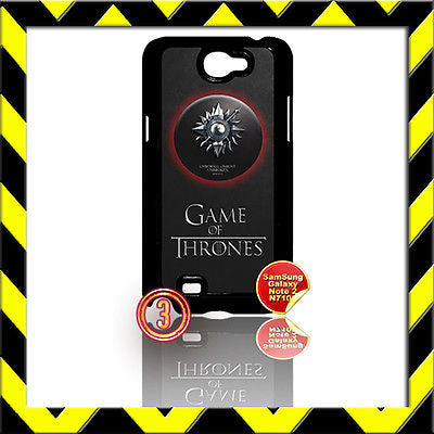★ GAME OF THRONES ★COVER FOR SAMSUNG GALAXY NOTE II/2/N7100 PHONE CASE MARTELL#3 - Black Halo Design
