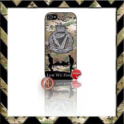 ★ THE ROYAL IRISH REGIMENT ★ SHELL/CASE/COVER FOR IPHONE 5/5S (RIR)CAMO#4 - Black Halo Design

